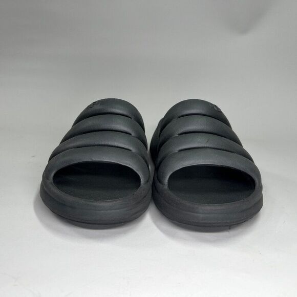 UGG Sport Yeah Sandals Girl's Size 3 Black Summer Beach Pool Slide Flip Flops - Picture 2 of 10